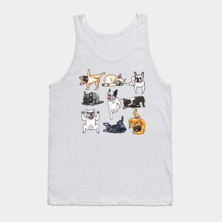 The Frenchie Squad does yoga Tank Top